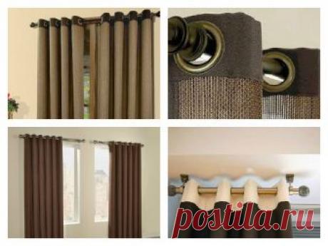 Как установить люверсы на шторы (Шитье и крой)   Если у вас недостаточно опыта, и вы не сможете сшить шторы сложной конструкции своими руками, попробуйте сшить шторы на люверсах. Установка люверсов совсем несложная, для этого даже не требу…