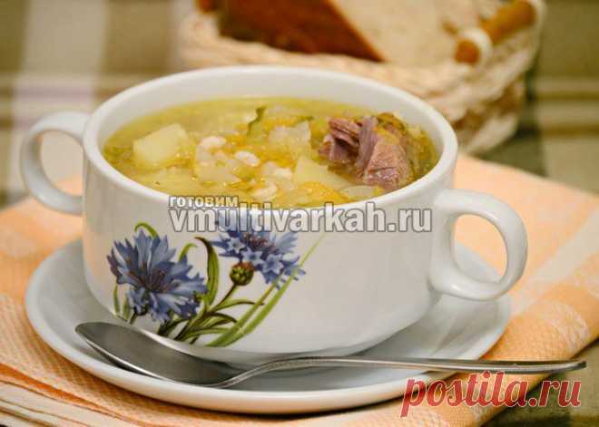 Настоящий рассольник с перловкой в мультиварке: рецепт с фото | Готовим в мультиварках