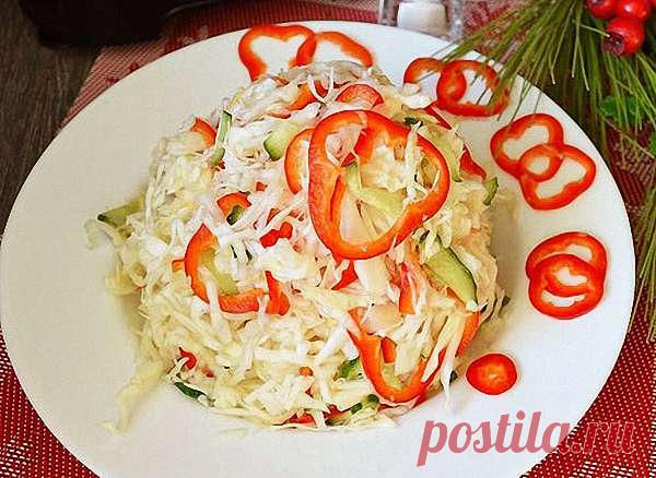 Салат «Зимняя свежесть» — Мой садочек