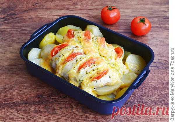Куриная грудка с картофелем 