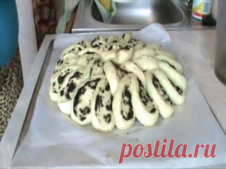 маковый пирог "Кружевной".wmv