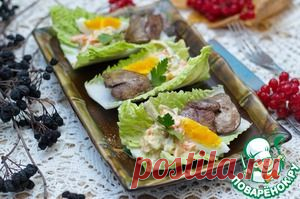 Закуска с куриной печенкой - кулинарный рецепт