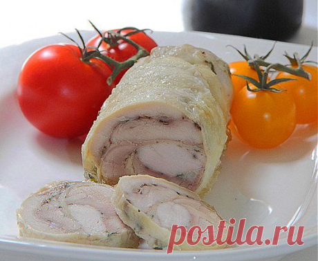 Куриный рулет в духовке ( или в пароварке) - просто СУПЕР! Можно просто «язык проглотить».