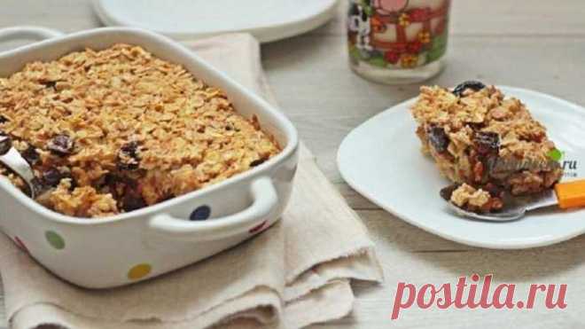 Овсяный крамбл с черносливом: твоя фигура скажет спасибо! — Домашние