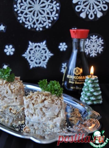 Салат из кальмаров с японской заправкой - кулинарный рецепт