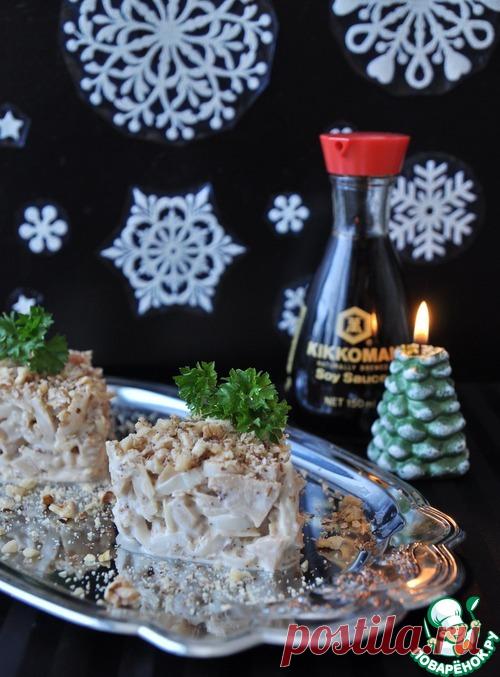 Салат из кальмаров с японской заправкой - кулинарный рецепт