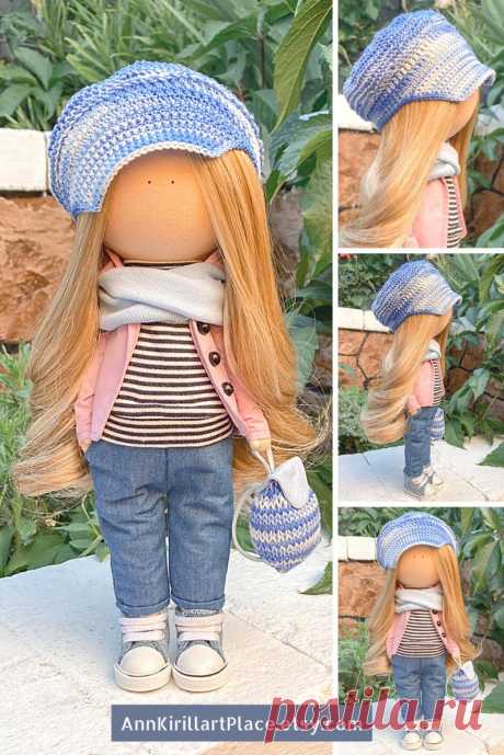 Custom Made Portrait Art Doll Girl Collectible Doll Decor | Etsy