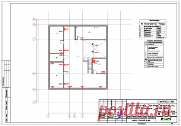 Проект электрики дома пример 1163