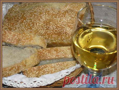 Хлеб домашний, корочка тонкая, хрустящая...