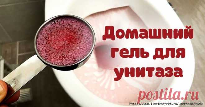 Гель для унитаза своими руками