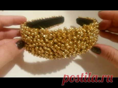 DIY Ободок-барокко своими руками. Мастер класс Марине Гулоян