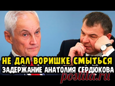 ВОТ ЭТО ПОВОРОТ! Жёсткое задержание Сердюкова! Андрей Белоусов схватил воришку за шкирку!