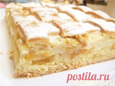 Яблочный пирог пышный - Простые рецепты Овкусе.ру