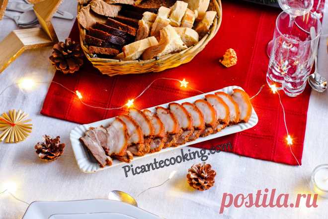 Пряна грудинка в цибулинні | Picantecooking