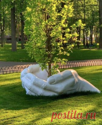 Очень трогательно. Спасибо скульптору!