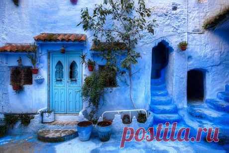 Голубой город Шефшауен (Chefchaouen) в Марокко