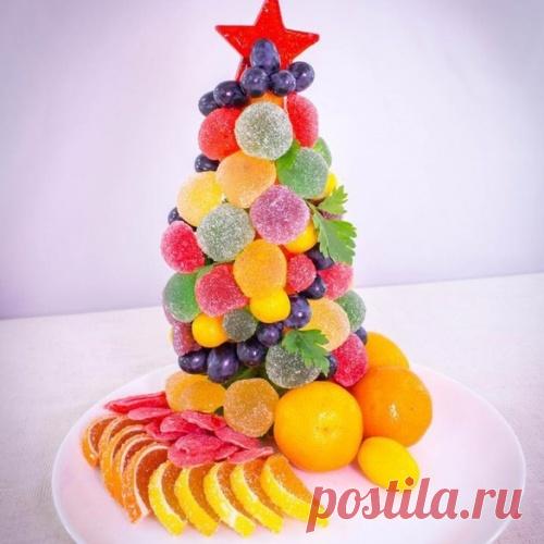 Съедобная новогодняя елка своими руками
