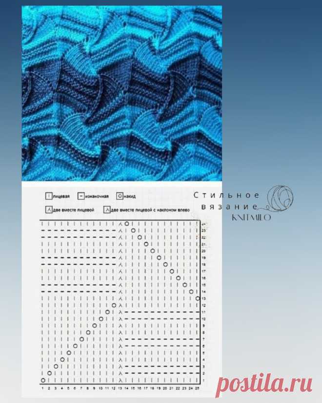 Зигзаги Миссони. Самые красивые узоры со схемами. | Стильное вязание KNITMILO | Дзен