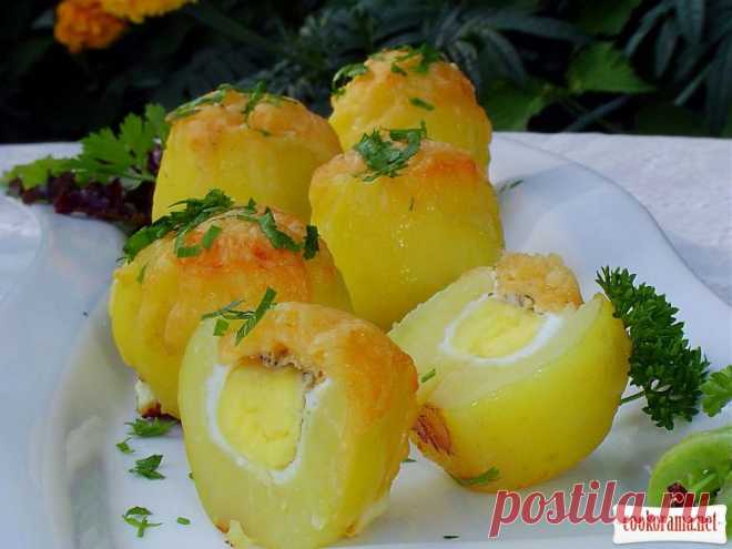 Запеченный картофель "Сюрприз" / Выпечка / Кукорама — вкусные рецепты!