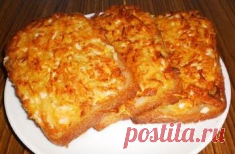 гренки с картошкой и сыром