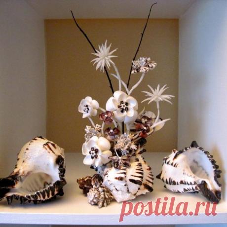 Поделки из ракушек
