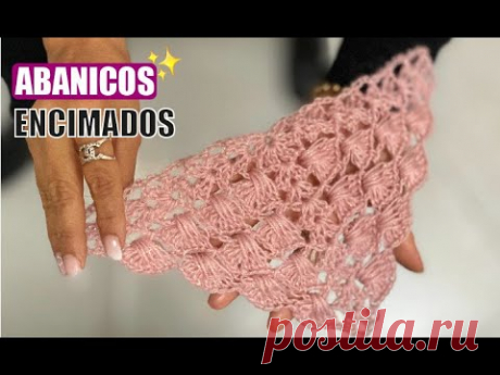 [FREE] CÓMO TEJER ABANICOS ENCIMADOS - LAS PUNTADAS DE LAURA - YO TEJO CON LAURA CEPEDA