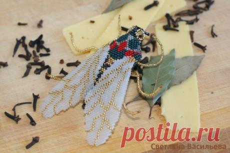 Брошь &quot;МУХА&quot; / Бисер / Бисер. Работы пользователей