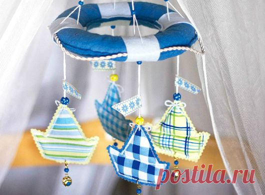 Как сделать мобиль "Поднять паруса!"