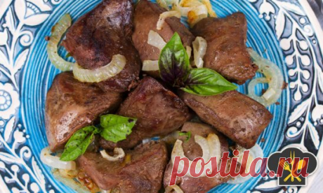 Сочная и мягкая печень  😋