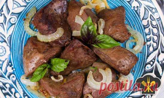 Сочная и мягкая печень  😋