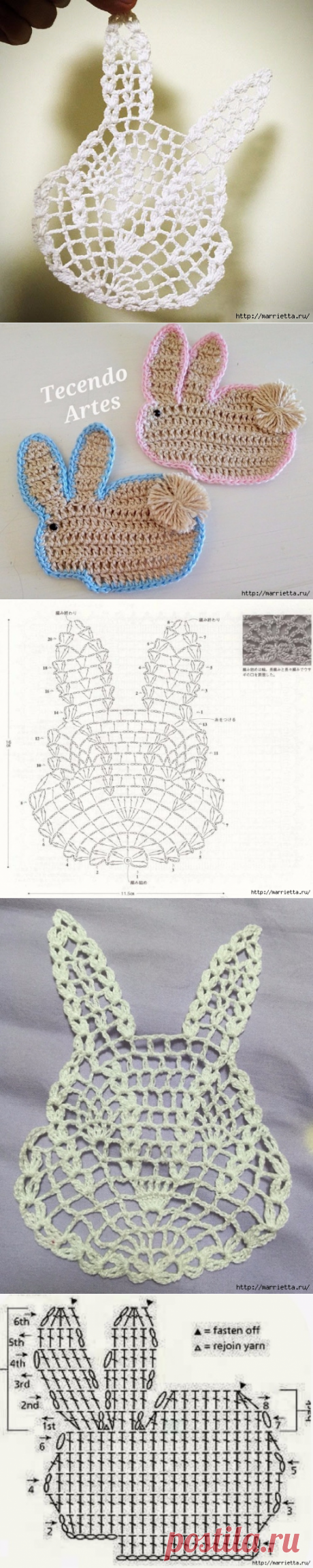 цитата valia_by : ВЯЖЕМ КРЮЧКОМ АППЛИКАЦИЮ. ЗАЯЦ И КРОЛИКИ (20:13 24-04-2016) [4426181/389482759] - nimfa58@mail.ru - Почта Mail.Ru
