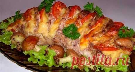 Свинина «Гармошкой» с картофельными грибочками | Быстро и Вкусно