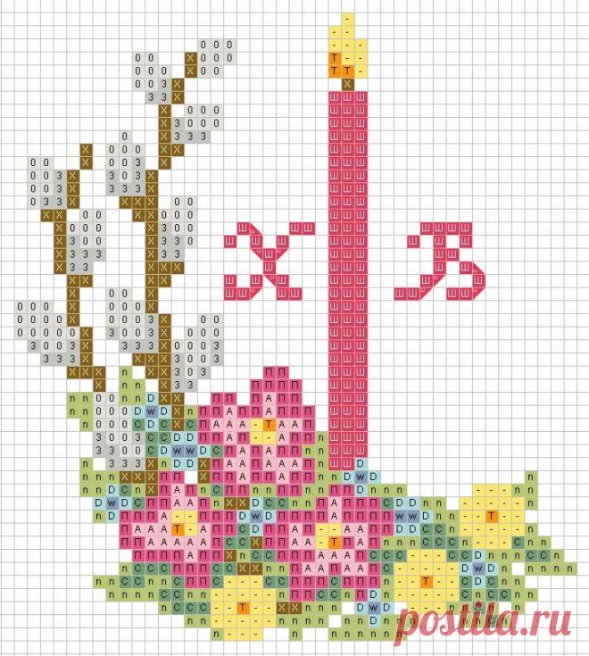 ​Пасхальные схемы вышивки Пасхальные схемы вышивкиПасхальные схемы вышивки для тех, кто любит, чтобы в праздники всё было выдержано в одном стиле.