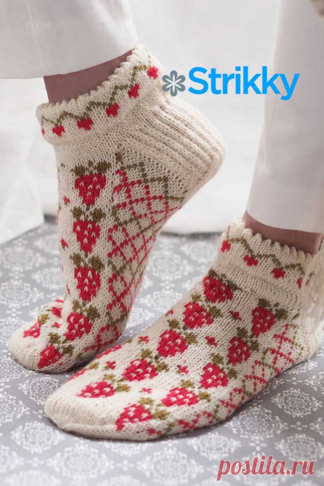 Носки с жаккардовым узором 