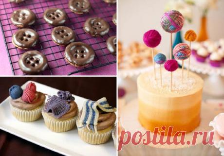 16 замечательных десертов в виде швейных принадлежностей