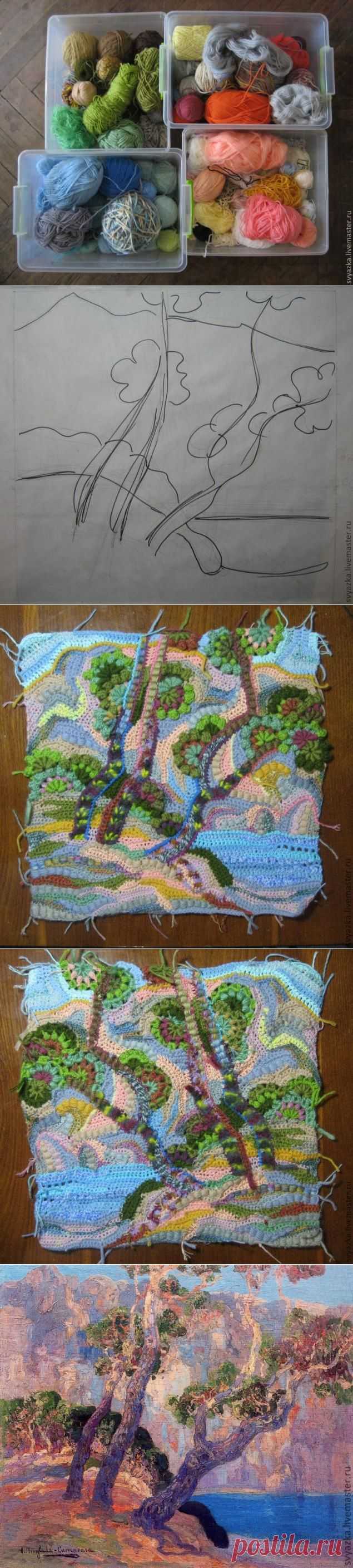 Как я создаю вязаные картины! - Ярмарка Мастеров - ручная работа, handmade