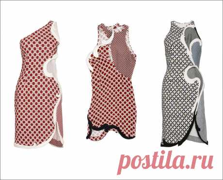 Платья с комбинированными принтами от Stella McCartney |Осень-зима 2016-17 на Fashion-fashion.ru
