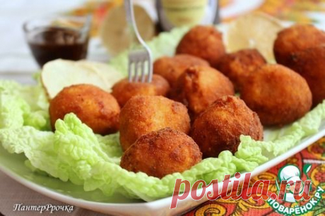 Шарики из курицы и сыра - кулинарный рецепт