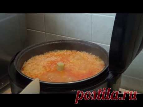 Тушеное мясо с рисом в мультиварке