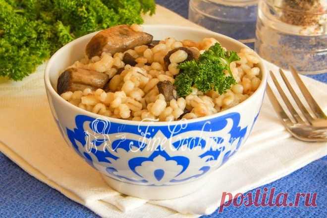 Перловка с грибами в мультиварке - FineCooking.ru