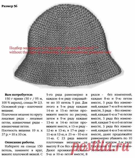 Вязаные шапочки ... серия из обучающей книги