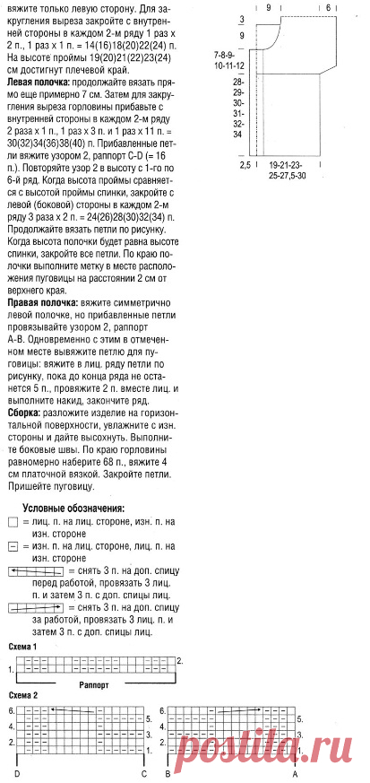 Вязанный жакет