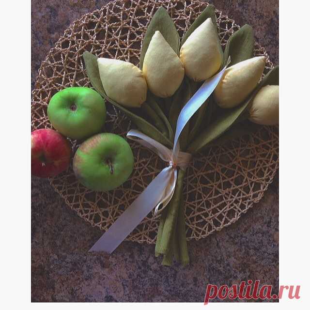 #тюльпаны#из#ткани любой расцветки на ваш выбор !