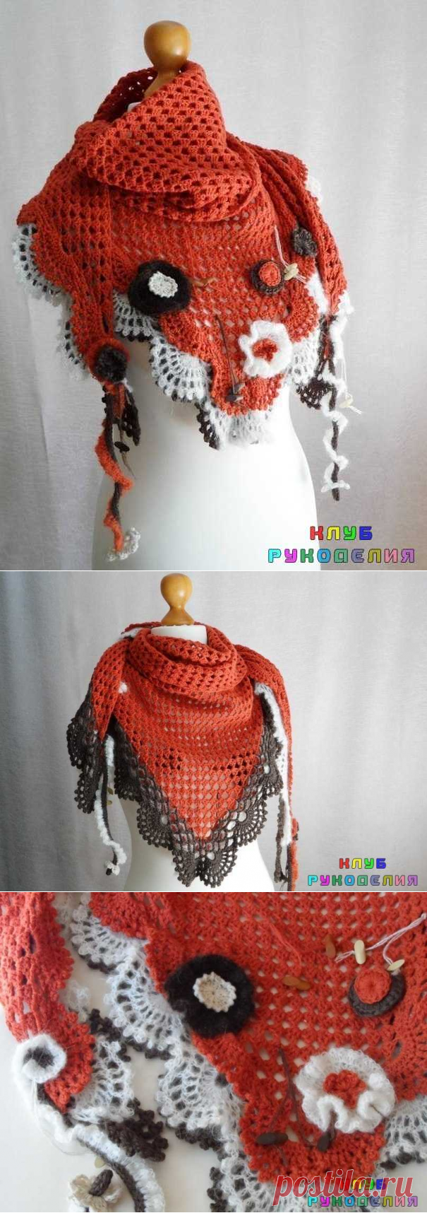 Шаль в стиле бохо - Клуб рукоделия