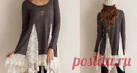 Женщина из скатерти делает одежду с кружевом, в которой выглядит на миллион - Сам себе мастер - медиаплатформа МирТесен
