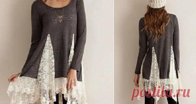 Женщина из скатерти делает одежду с кружевом, в которой выглядит на миллион - Сам себе мастер - медиаплатформа МирТесен