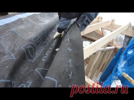 МОНТАЖ КРОВЕЛЬНОЙ МЕМБРАНЫ В ЕНДОВЕ БЕЗ СКОБ