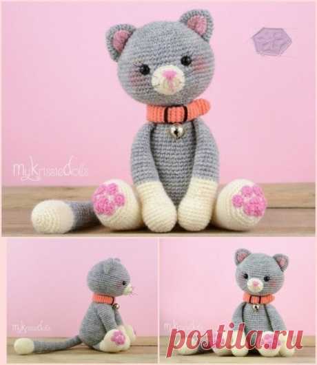 Игрушка "Киска"
Автор: Kristel Droog
Перевод: Любовь Комкова

#амигуруми #мк #описание_работы
