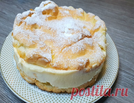 Большой эклер - фантастически вкусный пирог – пошаговый рецепт с фотографиями