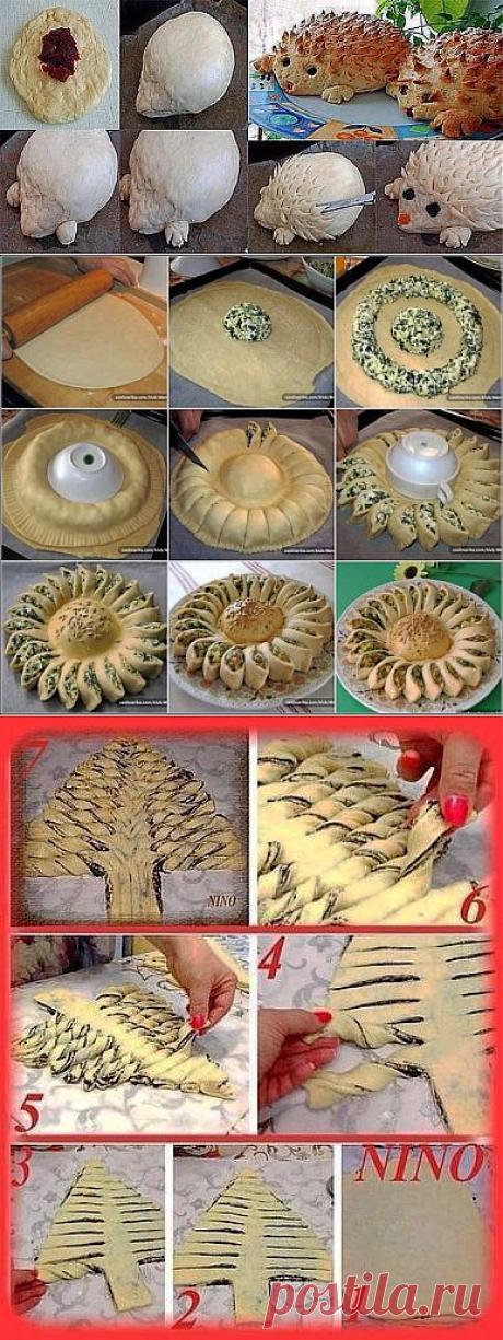 подборка красивостей из теста.